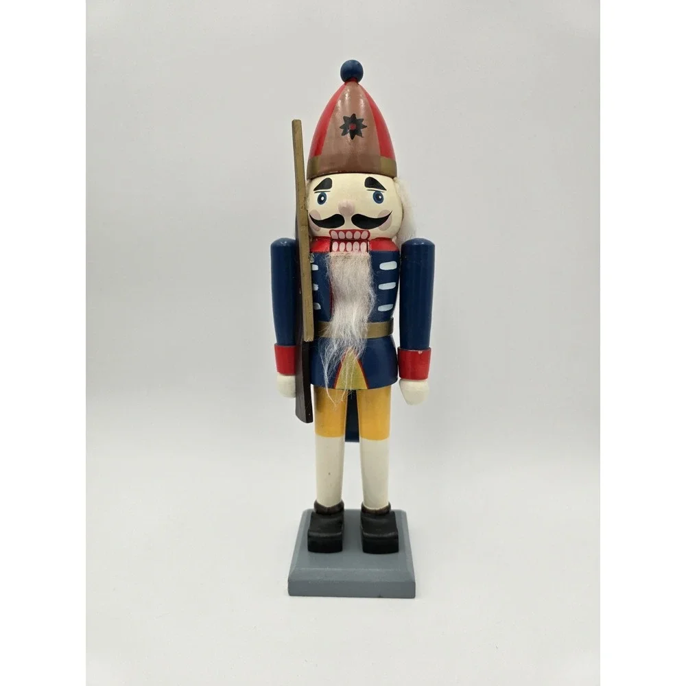 Vintage‎ Nutcracker Soldier Wooden 13